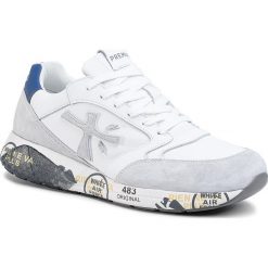 Sneakersy PREMIATA - Zaczac 4555 White. Białe sneakersy męskie Premiata, na co dzień, bez wzorów, z zamszu, bez zapięcia. Za 879,00 zł.