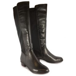 RIEKER Y0756-00 black, kozaki damskie. Czarne kozaki damskie Rieker, bez obcasa, na obcasie, na zamek. Za 339,90 zł.
