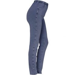 Cellbes Legginsy denim blue female niebieski 38/40. Niebieskie legginsy damskie Cellbes, z gumy. W wyprzedaży za 55,00 zł.