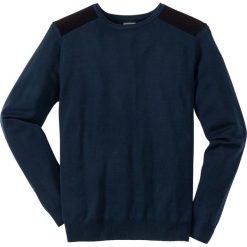 Swetry męskie: Sweter Regular Fit bonprix ciemnoniebieski