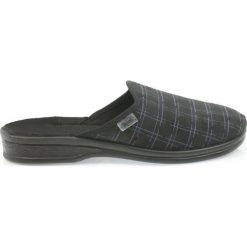 Befado buty męskie kapcie klapki 089M408 czarne. Czarne kapcie męskie Befado, z tkaniny. W wyprzedaży za 49,00 zł.