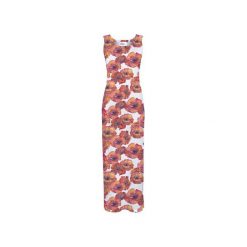 Sukienka CP-025 279. Różowe sukienki damskie marki Colour pleasure, m, bez wzorów, z dzianiny, bez kołnierzyka, bez rękawów, maxi. Za 159,00 zł.