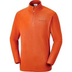 Bluza polarowa "Klamath Range" w kolorze pomarańczowym. Pomarańczowe bluzy męskie Columbia, xl, bez wzorów, z materiału, klasyczne, ze stójką, z krótkim rękawem, krótkie, bez kaptura. W wyprzedaży za 75,95 zł.