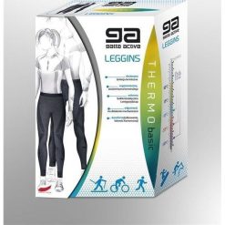 Legginsy: GATTA Legginsy Thermo Basic Flipe Grafitowy r. XS