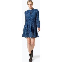Tommy Hilfiger - Sukienka damska, niebieski. Niebieskie sukienki z falbanami marki TOMMY HILFIGER, z falbankami. Za 499,95 zł.