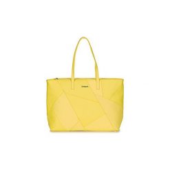 Torby shopper Desigual BOLS_HALLEY REDMOND. Żółte torby damskie na zakupy Desigual, bez wzorów, bez dodatków. Za 279,20 zł.