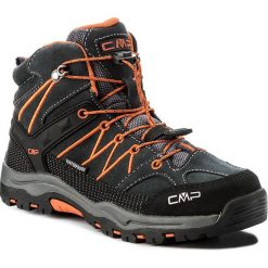 Trekkingi CMP - Kids Rigel Mid Trekking Shoes Wp 3Q12944 Asphalt U883. Szare śniegowce chłopięce marki CMP, bez zapięcia. W wyprzedaży za 199,00 zł.