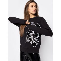 Bluza Sportmax Code Ninfe 79210102. Czarne bluzy damskie Sportmax Code, s, bez wzorów, z elastanu, bez rękawów, bez kaptura. W wyprzedaży za 479,00 zł.