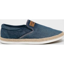 Cross Jeans - Espadryle. Niebieskie espadryle męskie Cross Jeans, bez wzorów, z jeansu. W wyprzedaży za 89,90 zł.