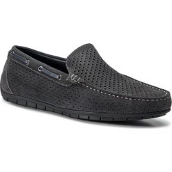 Mokasyny KAZAR - Mayon 39533-02-11 Grey. Szare mokasyny męskie Kazar, na co dzień, bez wzorów, ze skóry, bez zapięcia. Za 429,00 zł.