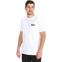 Napapijri Sase Koszulka Biały. Białe podkoszulki męskie Napapijri, xxl, z haftami, z bawełny, bez kołnierzyka, krótkie. Za 163,95 zł.