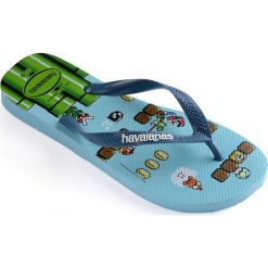 Havaianas - Japonki dziecięce. Niebieskie klapki chłopięce marki Havaianas, z gumy. Za 89,90 zł.