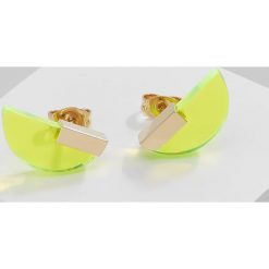 Kolczyki damskie: Sabrina Dehoff PINS CITY SUNRISE Kolczyki goldcoloured/neon