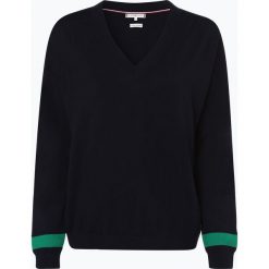Tommy Hilfiger - Sweter damski z dodatkiem kaszmiru, niebieski. Swetry damskie TOMMY HILFIGER. Za 549,95 zł.