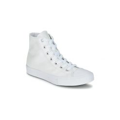 Buty Dziecko Converse CHUCK TAYLOR ALL STAR METALLIC SEASONAL HI. Białe trampki dziewczęce Converse, bez wzorów, bez zapięcia. Za 191,20 zł.
