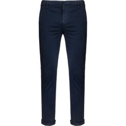 Spodnie DONDUP GAUBERT. Niebieskie spodnie męskie Dondup, na lato, bez wzorów, z elastanu, eleganckie. W wyprzedaży za 555,00 zł.