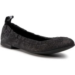 Baleriny LOVE MOSCHINO JA11060G1AII0000. Czarne baleriny damskie Love Moschino, bez wzorów, bez obcasa. W wyprzedaży za 389,00 zł.