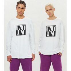 Bluza Napapijri Sambuci N0YHUC. Białe bluzy męskie Napapijri, m, bez wzorów, bez kołnierzyka, bez rękawów, bez kaptura. W wyprzedaży za 99,00 zł.