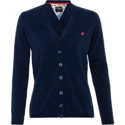 Kardigan w kolorze granatowym. Niebieskie kardigany damskie marki Denim Culture, l. W wyprzedaży za 139,95 zł.