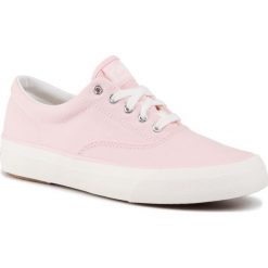 Tenisówki KEDS - Anchor Solid KWF58143 Rose Pink. Różowe półbuty damskie Keds, bez wzorów, z gumy, bez zapięcia. W wyprzedaży za 119,00 zł.