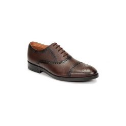 Derby Clarks OLIVER LIMIT. Pomarańczowe półbuty męskie Clarks, bez wzorów, bez zapięcia. Za 669,00 zł.