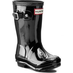 Kalosze HUNTER - Orginal Kids Gloss JFT6000RGL Black. Czarne kalosze dziewczęce marki Hunter. W wyprzedaży za 239,00 zł.