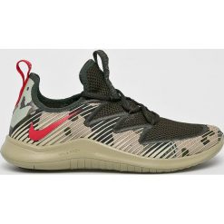 Nike - Buty Free TR 9. Zielone buty sportowe męskie marki Nike, z gumy, na sznurówki. Za 419,90 zł.