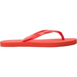 Calvin Klein Japonki damskie FF Sandal KW0KW00395-659 Mandarine Red (rozmiar 39-40). Czerwone klapki damskie Calvin Klein, bez wzorów, bez obcasa. W wyprzedaży za 91,00 zł.