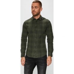 Only & Sons - Koszula. Zielone koszule męskie marki Only & Sons, s, w kratkę, z bawełny, klasyczne, z klasycznym kołnierzykiem, z długim rękawem. Za 149,90 zł.