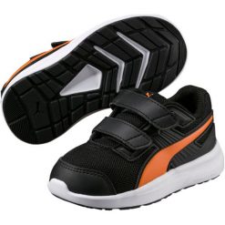Puma Buty Do Biegania Escaper Mesh V Ps Black Vibrant Orang 33. Czarne buty dziewczęce sportowe Puma, bez wzorów, z meshu, bez zapięcia. W wyprzedaży za 109,00 zł.