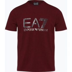 T-shirty męskie: EA7 Emporio Armani - T-shirt męski, czerwony