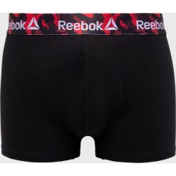 Reebok - Bokserki (3 pack). Czarne bokserki męskie Reebok, s, bez wzorów, z elastanu. W wyprzedaży za 99,90 zł.
