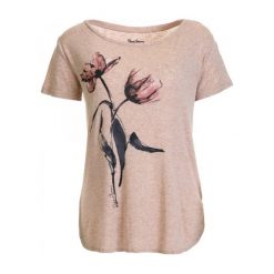 Pepe Jeans T-Shirt Damski Bettie L Różowy. Różowe koszulki damskie Pepe Jeans, l, bez wzorów, z jeansu, bez kołnierzyka, bez rękawów. W wyprzedaży za 149,00 zł.