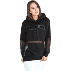 Replay Bluza Czarny. Czarne bluzy damskie Replay, s, z bawełny. Za 774,95 zł.