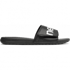 New Balance SDL230BK. Czarne kapcie męskie New Balance, z materiału. Za 129,99 zł.