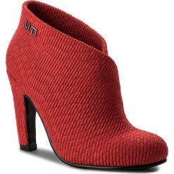 Botki UNITED NUDE - Fold Hi 10026521111 Poppy Red. Czerwone botki damskie na obcasie marki United Nude, z materiału. W wyprzedaży za 449,00 zł.
