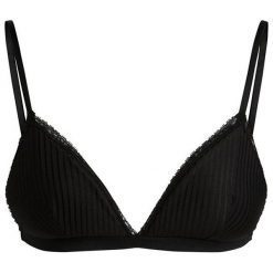 Pieces Biustonosz damski Tanja Bra Black (rozmiar S). Czarne biustonosze Pieces, bez wzorów. W wyprzedaży za 46,00 zł.