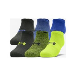 Under Armour Essentials 6-pack Skarpetki Czarny Niebieski Zielony. Niebieskie skarpetki męskie Under Armour, bez wzorów, z elastanu. Za 94,95 zł.