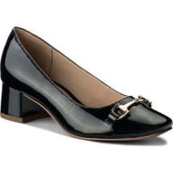 Półbuty CAPRICE - 9-22314-20 Ocean Patent 863. Niebieskie półbuty damskie skórzane Caprice, eleganckie, na obcasie. W wyprzedaży za 229,00 zł.