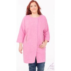 Pastelowy płaszcz na wiosnę Plus. Płaszcze damskie Monnari, na wiosnę, plus size, bez wzorów, z wiskozy, plus size. Za 191,60 zł.
