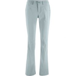 Spodnie wyszczuplające z bengaliny ze stretchem BOOTCUT bonprix srebrnoszary. Szare spodnie damskie bonprix. Za 89,99 zł.