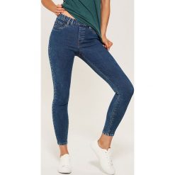 Denimowe jegginsy - Niebieski. Niebieskie legginsy House, z jeansu. Za 69,99 zł.