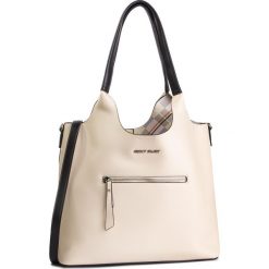Torebka JENNY FAIRY - RX0915A Beige. Brązowe torebki klasyczne damskie Jenny Fairy, bez wzorów, ze skóry ekologicznej, klasyczne, bez dodatków. Za 119,99 zł.