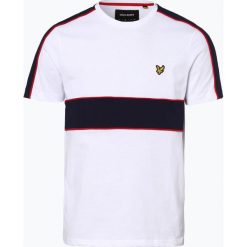 Lyle & Scott - T-shirt męski, czarny. Czarne t-shirty męskie marki Lyle & Scott, m, bez wzorów, eleganckie, z kontrastowym kołnierzykiem. Za 179,95 zł.