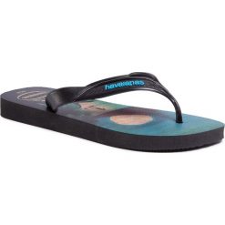 Japonki HAVAIANAS - Surf Fc 40000477661 Black/Black/Turqu. Czarne klapki męskie Havaianas, z tworzywa sztucznego, bez zapięcia. Za 69,00 zł.