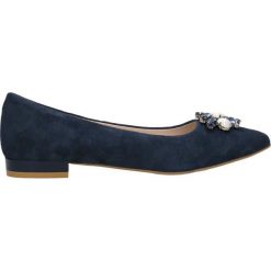 Baleriny ADORA. Niebieskie baleriny damskie marki Gino Rossi, ze skóry, eleganckie. Za 249,90 zł.