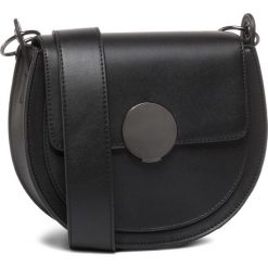 Torebka JENNY FAIRY - RX0443 Black. Czarne listonoszki damskie Jenny Fairy, bez wzorów, ze skóry ekologicznej, bez dodatków. Za 89,99 zł.