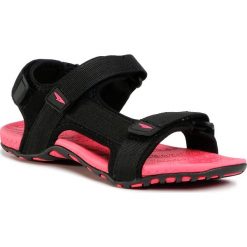 Sandały SPRANDI - WP69-18736 Black. Czarne klapki damskie Sprandi, bez wzorów, z materiału, bez obcasa. Za 89,99 zł.