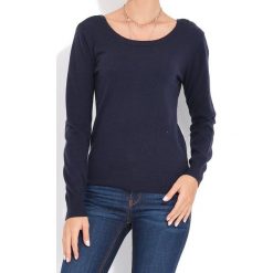 Sweter w kolorze granatowym. Niebieskie bez kategorii marki William de Faye, z kaszmiru, z okrągłym kołnierzem. W wyprzedaży za 136,95 zł.