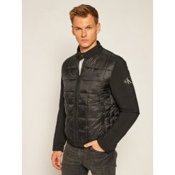 Kurtka puchowa Calvin Klein Jeans Moto J30J315689. Czarne kurtki męskie Calvin Klein Jeans, m, bez wzorów, z jeansu, bez kaptura. Za 799,00 zł.